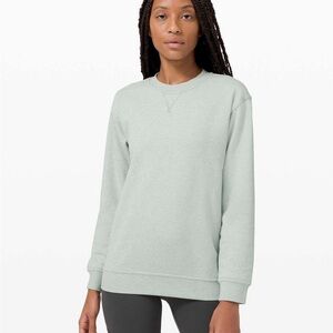 Lululemon All Yours Crew Terry Heather Island Mist